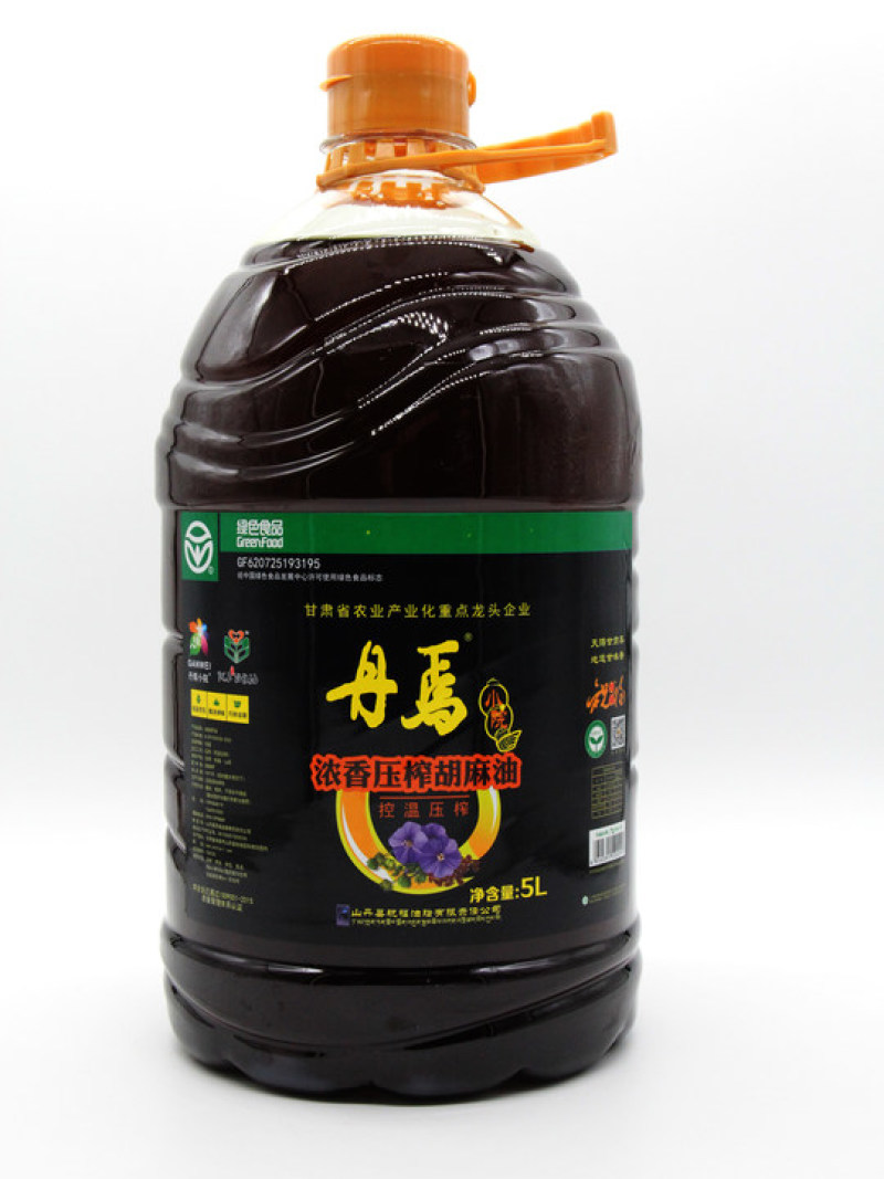 【金张掖农优品】张掖浓香压榨胡麻油烹饪好帮手