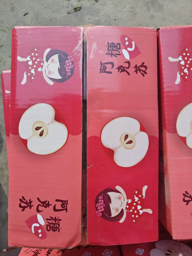 【阿克苏苹果】新疆苹果冰糖心苹果大小规格齐全一件代发接电商
