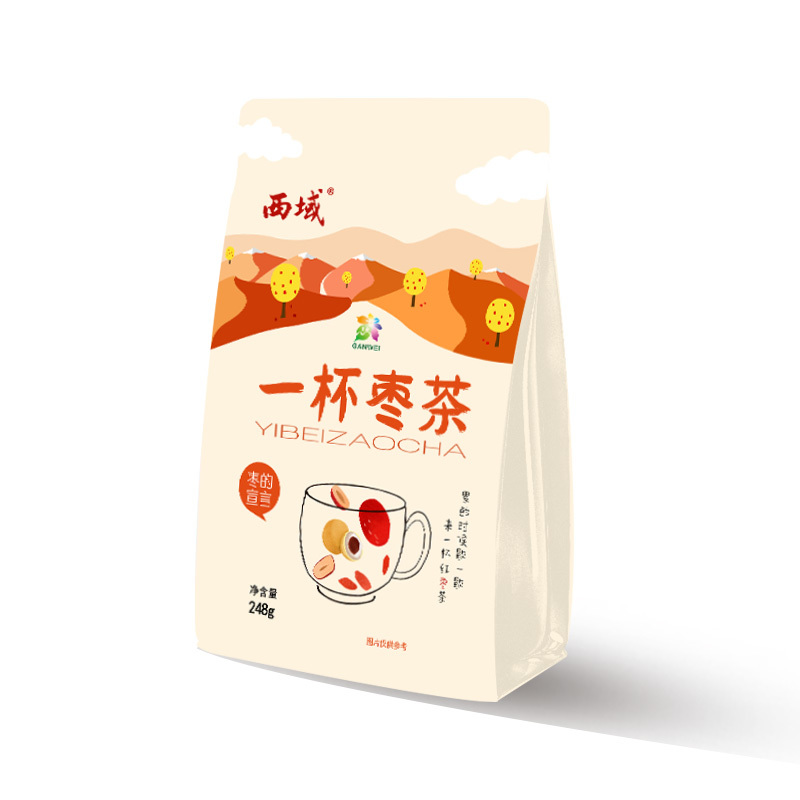 【金张掖农优品】张掖一杯枣茶红枣桂圆枸杞茶