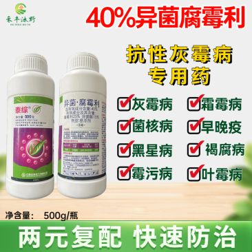 异菌腐霉利杀菌剂果树蔬菜灰霉病霜霉病叶霉病菌核病防治