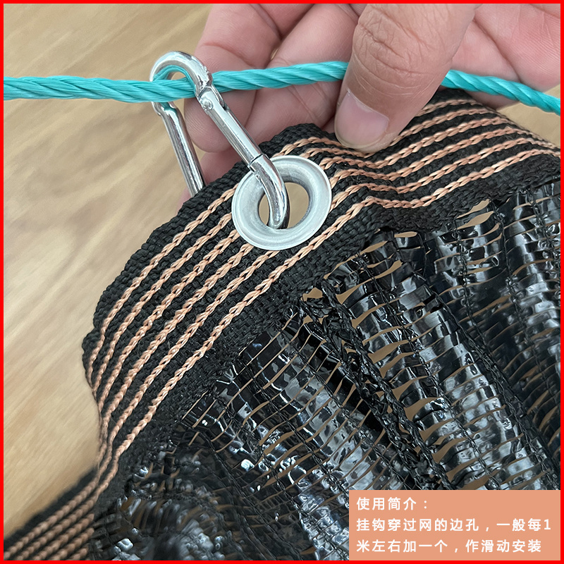 镀锌弹簧扣遮阳网专用配套卡扣挂钩保险扣金属安全扣葫芦扣