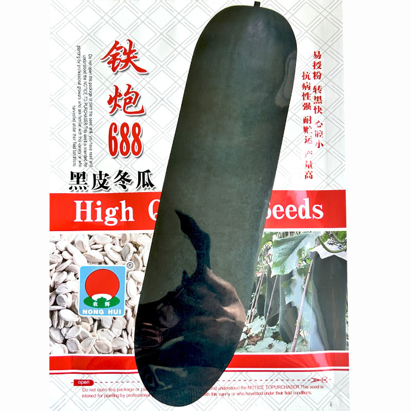 黑皮冬瓜铁炮688超大高产冬瓜种子特大抗病巨型大冬瓜