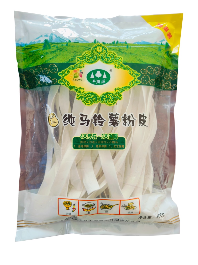 【金张掖农优品】张掖纯马铃薯粉皮