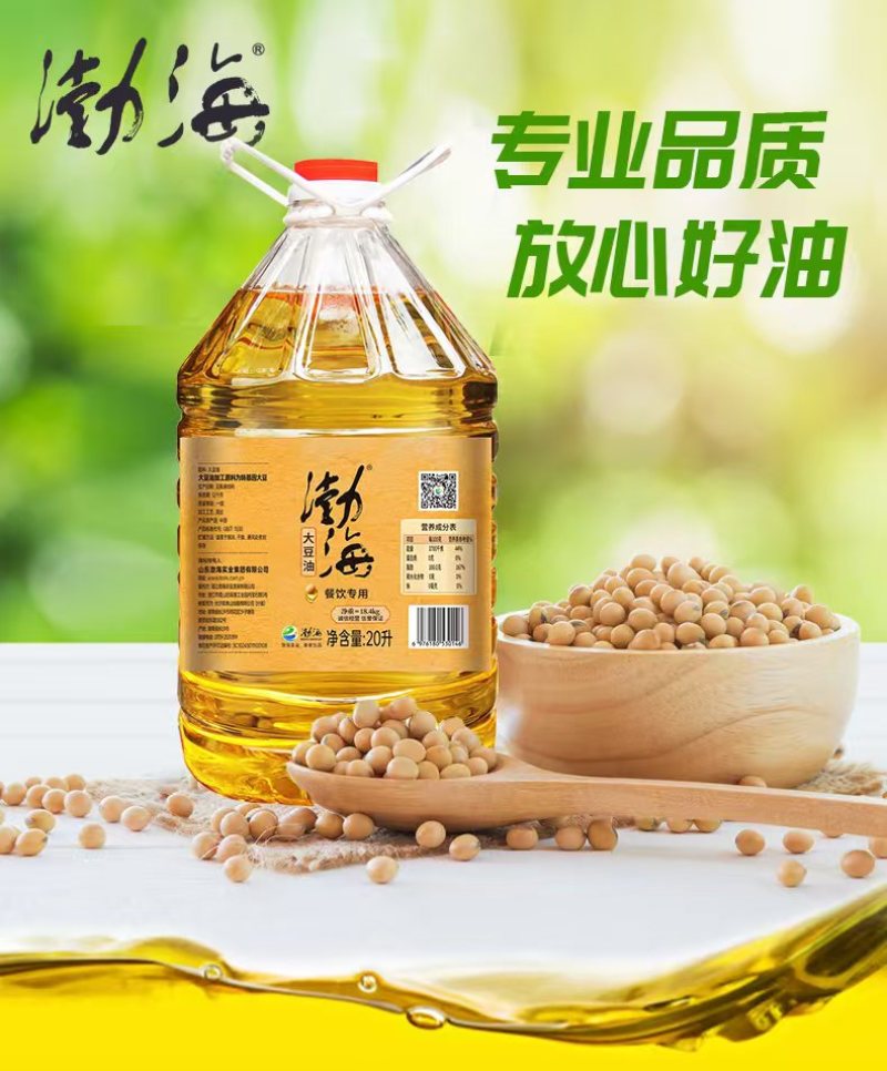 渤海厂家直供20L一级大豆油
