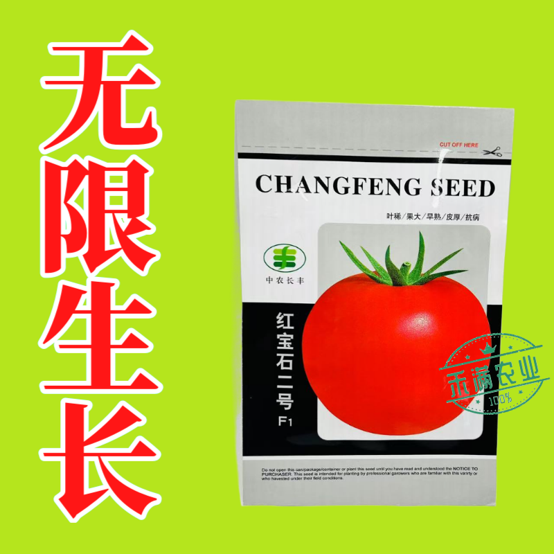 正宗基地品无限生长大红番茄种籽耐热大红果抗病毒西红柿种子