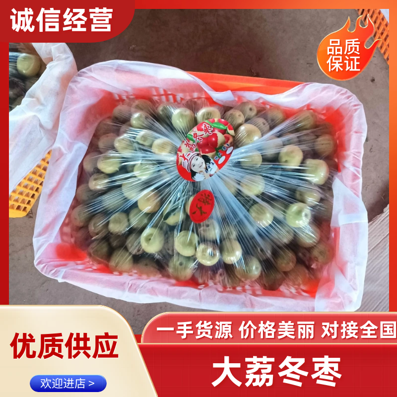 大荔冬枣，中国冬枣之乡。口感脆甜化渣，补气养血之佳品