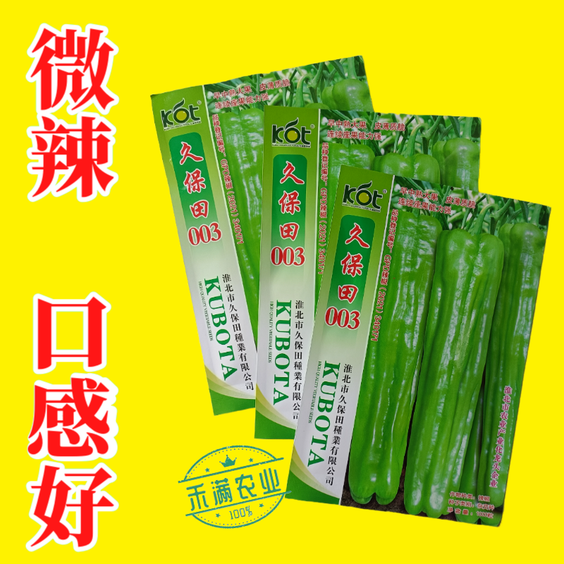 久保田003薄皮辣椒种子芜湖椒大果型杂交辣椒种子