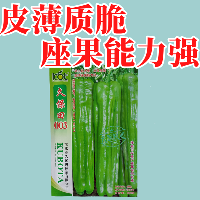 久保田003薄皮辣椒种子芜湖椒大果型杂交辣椒种子