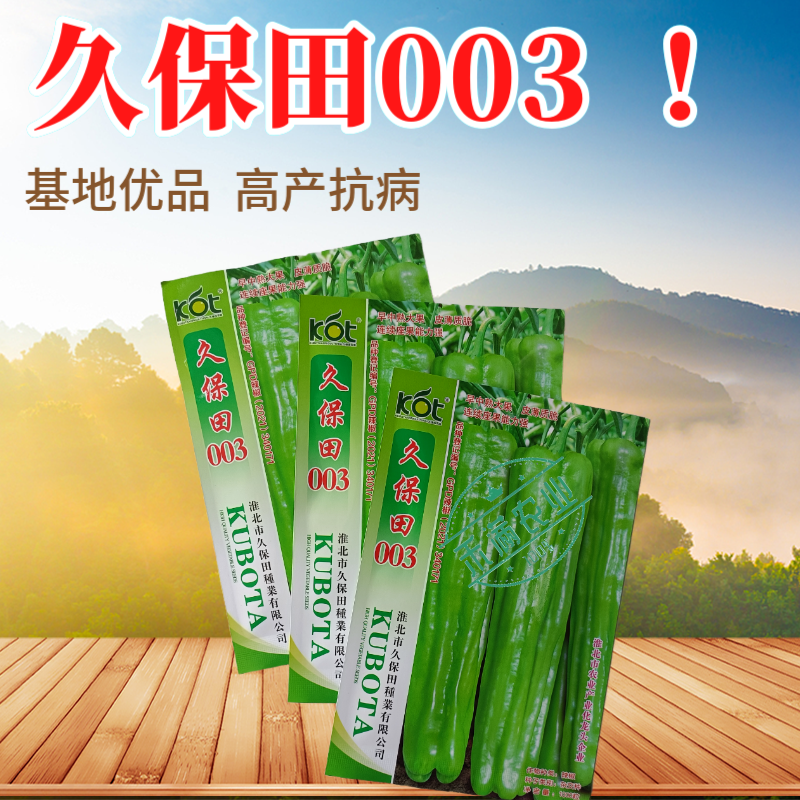 久保田003薄皮辣椒种子芜湖椒大果型杂交辣椒种子