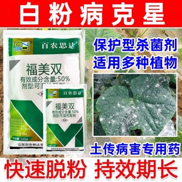 50%福美双白粉病霜霉病根腐病白腐叶斑炭疽病果树蔬菜花卉