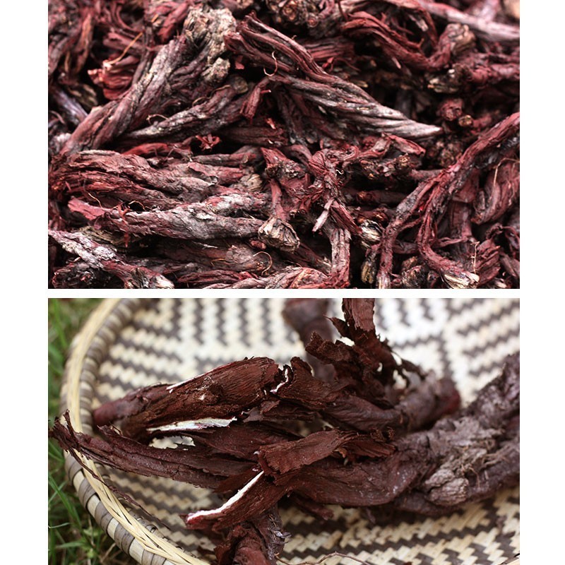 紫草香料新疆非野生软紫草根熬红油上色大红条可磨粉