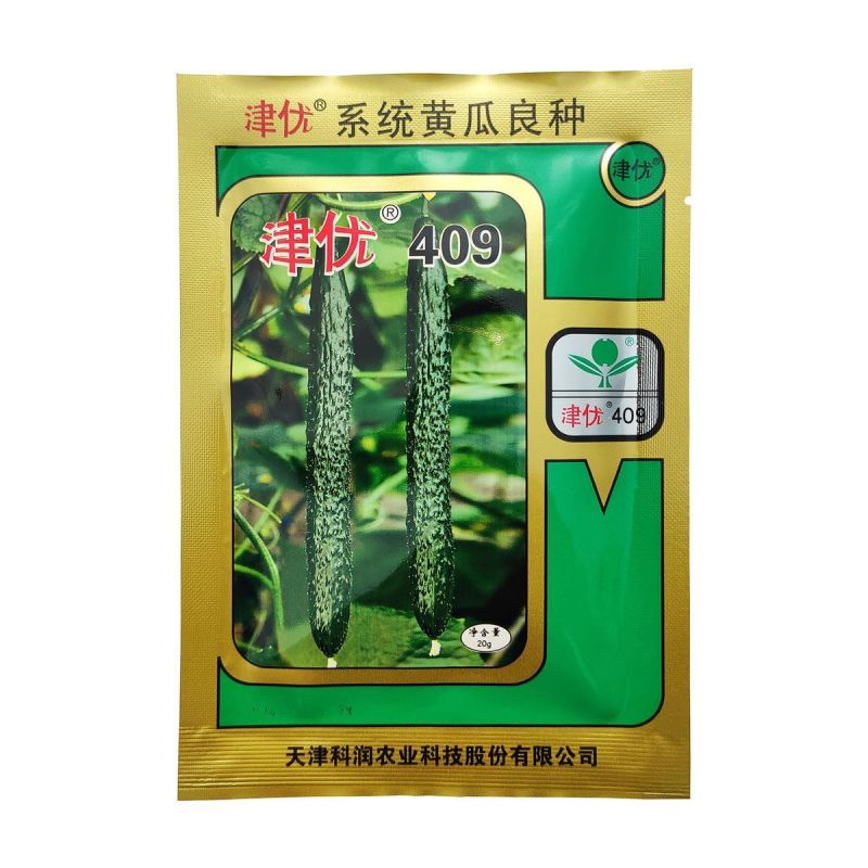 津优409黄瓜种子短把瓜条顺直耐高温肉厚心腔小