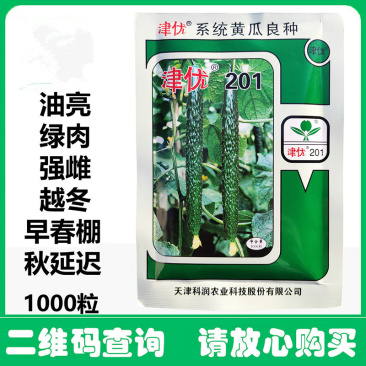 津优201黄瓜种子耐寒耐低温弱光大棚拱棚冬春保护地种