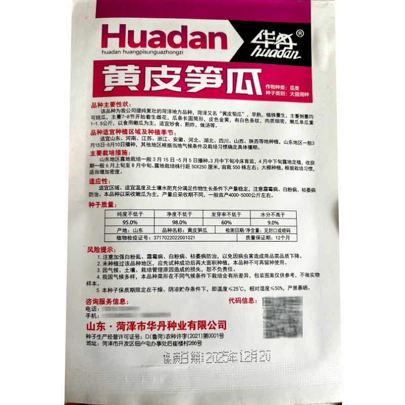 黄皮大笋瓜菊瓜葡瓜种子条纹南瓜白玉瓜角瓜种籽蔬菜种孑