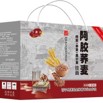 丁新河阿胶荞麦黑小麦挂面礼盒装