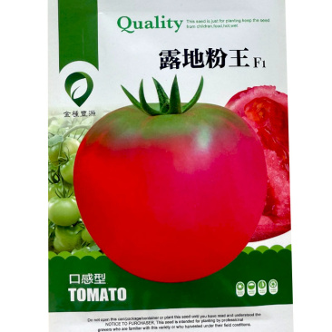 露地粉王番茄种子高秧粉红果口感型西红柿种子质沙爽口