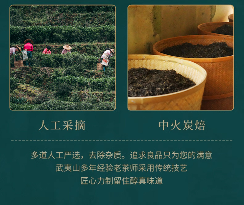 武夷岩茶正岩肉桂善颖花果香茶叶坑涧肉桂手工茶500克