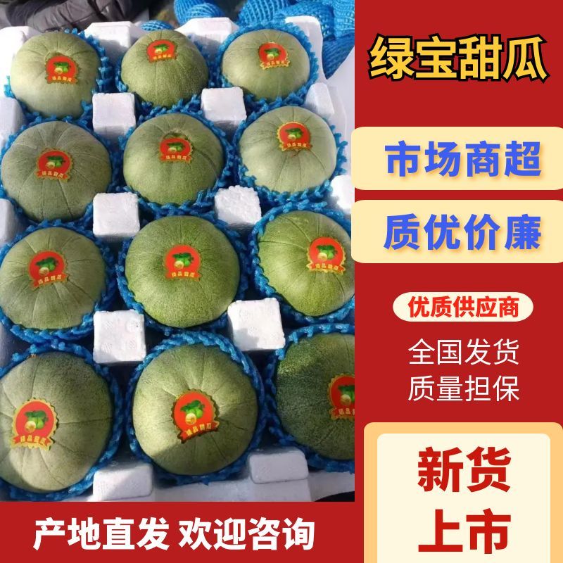 【绿宝优质香瓜】大量上市，口感好，品质优。适合全国市场