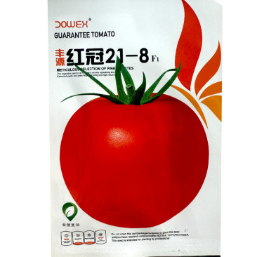 红冠大红果番茄种子高秧西红柿种子抗病强节间短抗裂果