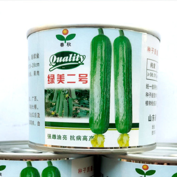 绿美二号丝瓜种子强雌油亮皮色翠绿果肉细嫩