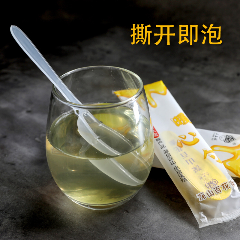 湖北恩施特产土王妃蜂蜜小包装百花蜜便携勺蜜12g*6支