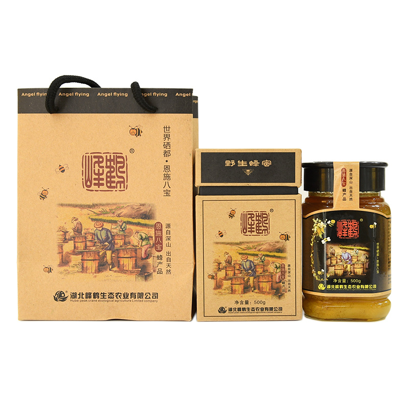 湖北恩施特产土蜂蜜圆桶自产正宗结晶蜂蜜百花蜜