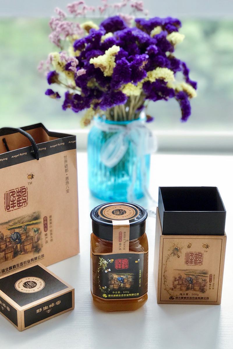 湖北恩施特产土蜂蜜圆桶自产正宗结晶蜂蜜百花蜜