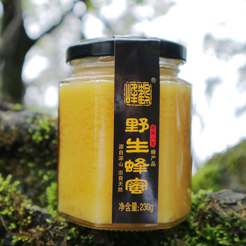 湖北恩施特产鹤峰土蜂蜜隐谷野生蜂蜜礼盒460g