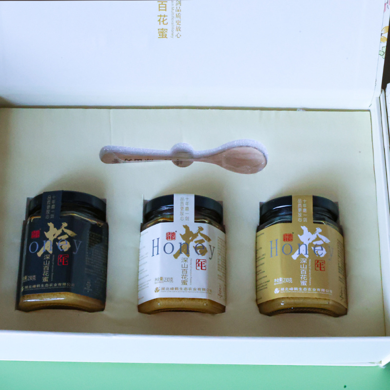 恩施深山农家百花蜜礼盒送长辈滋补礼品鹤峰土蜂蜜拾年野蜂蜜