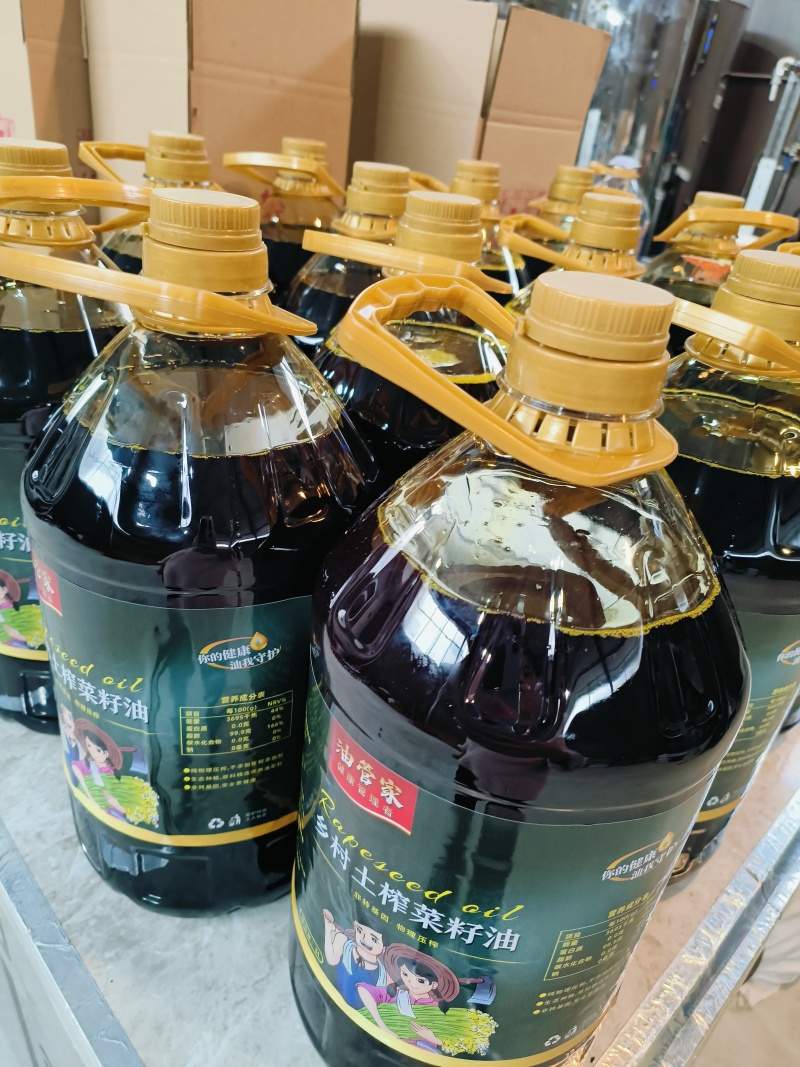 南阳现榨菜籽油，百分之百纯正，假一赔十对接全国商超团购