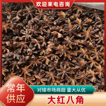 广西大红八角水烫.无硫.个头大颜色大红.无碎办