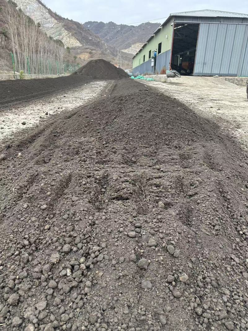 风干羊粪上好有机肥机器粉碎自己加工厂货源量大从优
