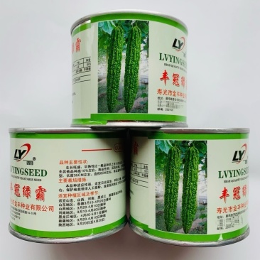 丰冠绿霸苦瓜种子瓜色浓绿甘脆微苦心腔小