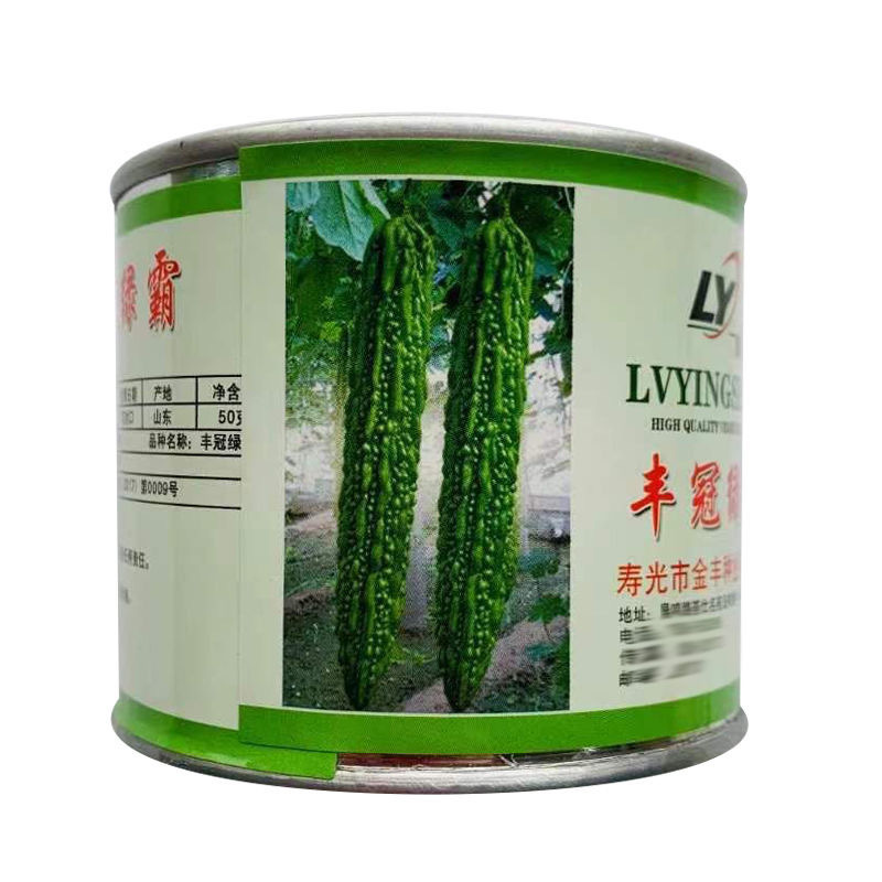 丰冠绿霸苦瓜种子瓜色浓绿甘脆微苦心腔小