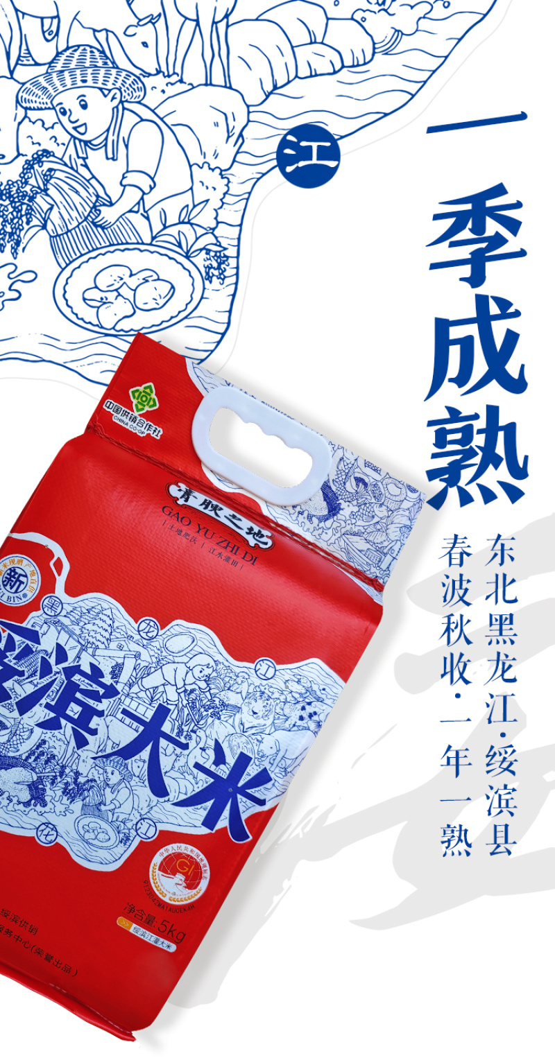 【新米上市】东北黑龙江长粒香大米5kg包邮一件代发