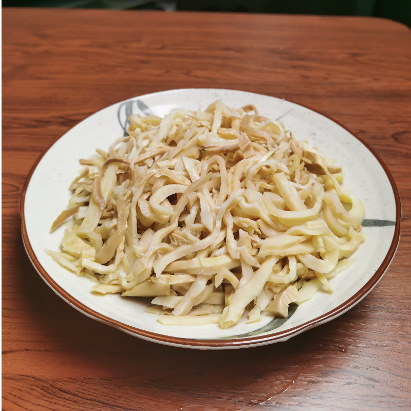 黄山碳烤笋丝玉兰笋丝开袋即炒野生食材固形物90%