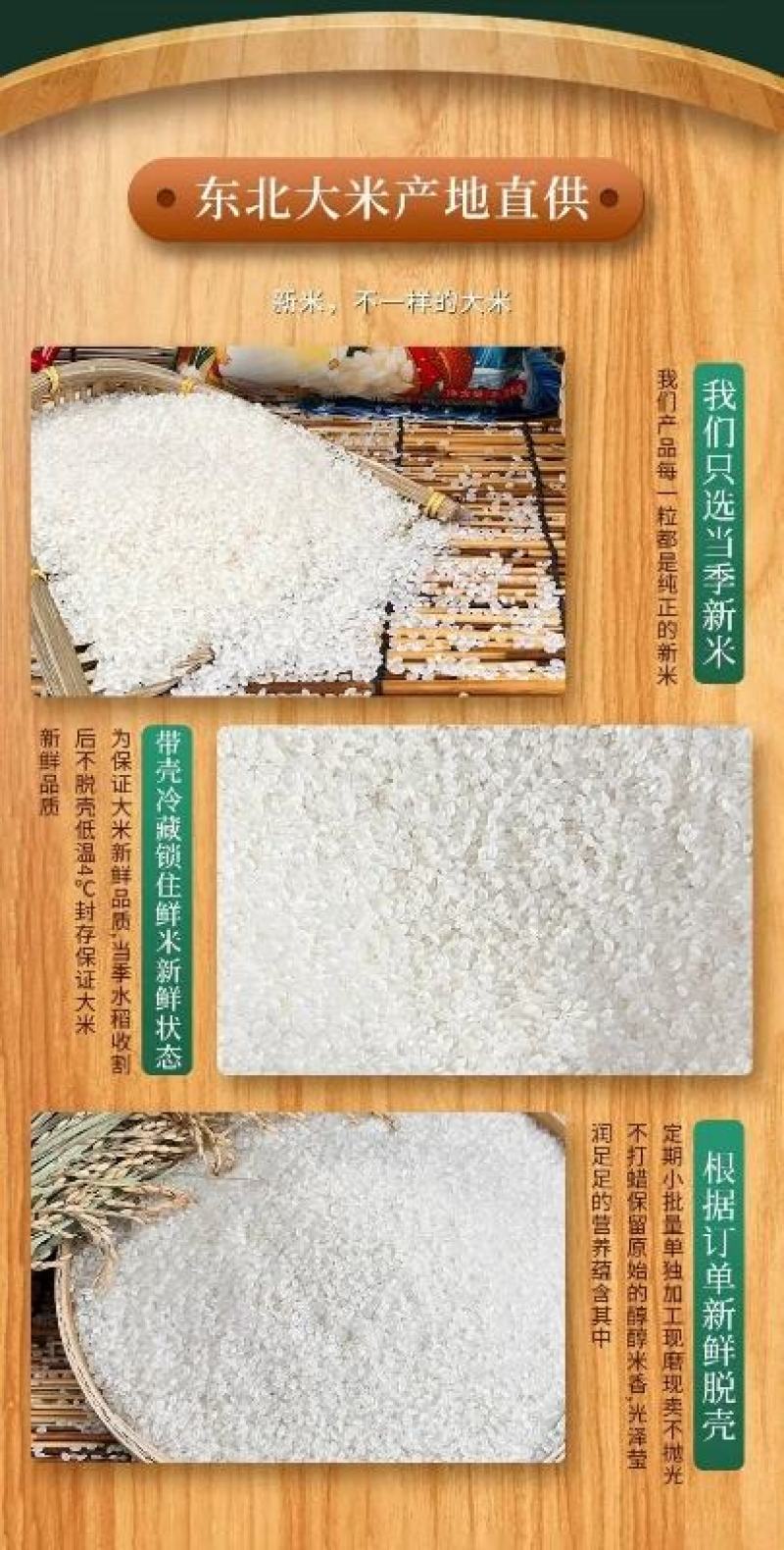 东北大米珍珠米五斤装支持代发招全国代理商量大优惠