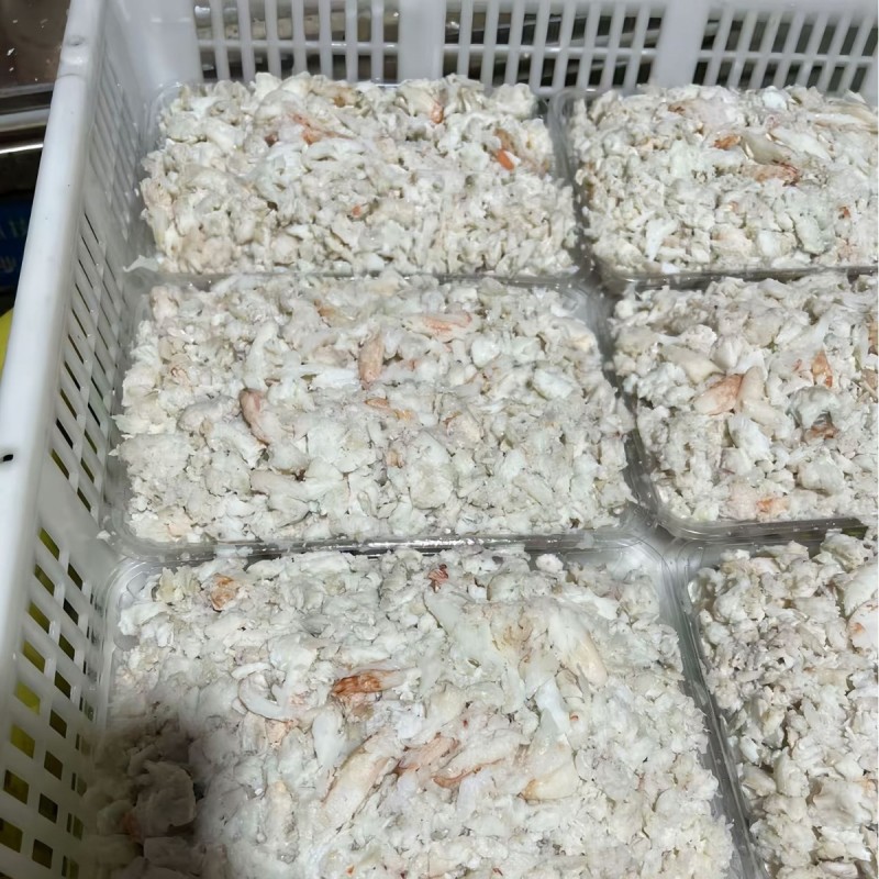 深海梭子蟹肉螃蟹肉蟹身肉蟹碎肉花蟹肉蟹肉酒店