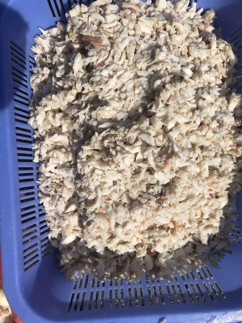 深海梭子蟹肉螃蟹肉蟹身肉蟹碎肉花蟹肉蟹肉酒店
