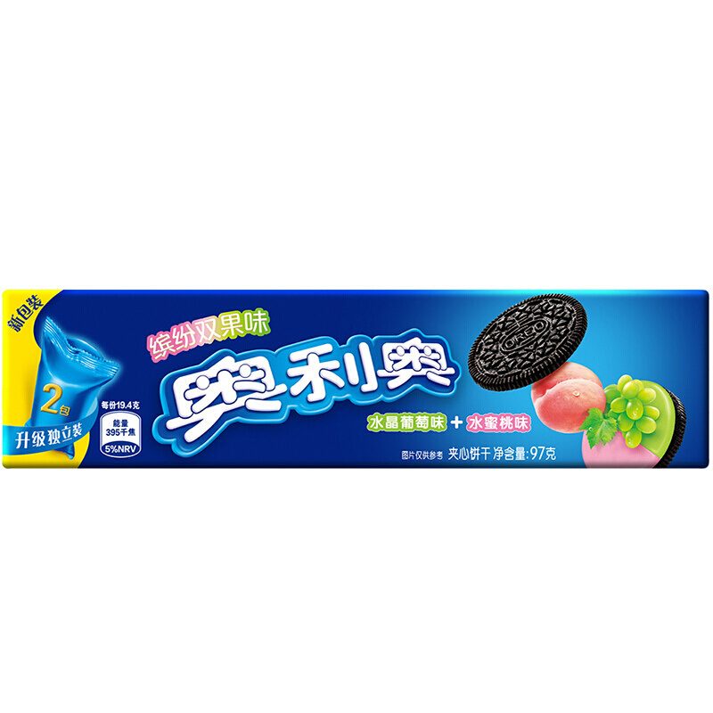 奥利奥葡萄+蜜桃97g