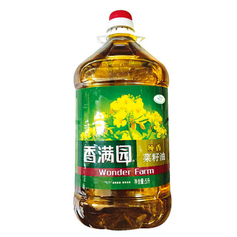 5L+400ml香满园农家土榨风味菜籽油（非转/压榨）