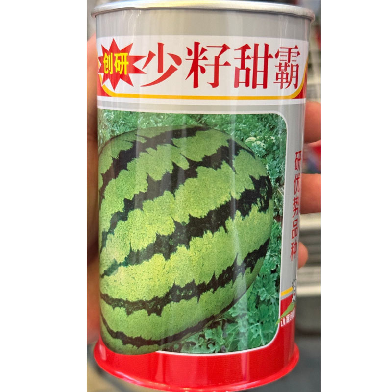 创研少籽甜霸西瓜种子抗病耐重茬肉质大红瓤质甜脆