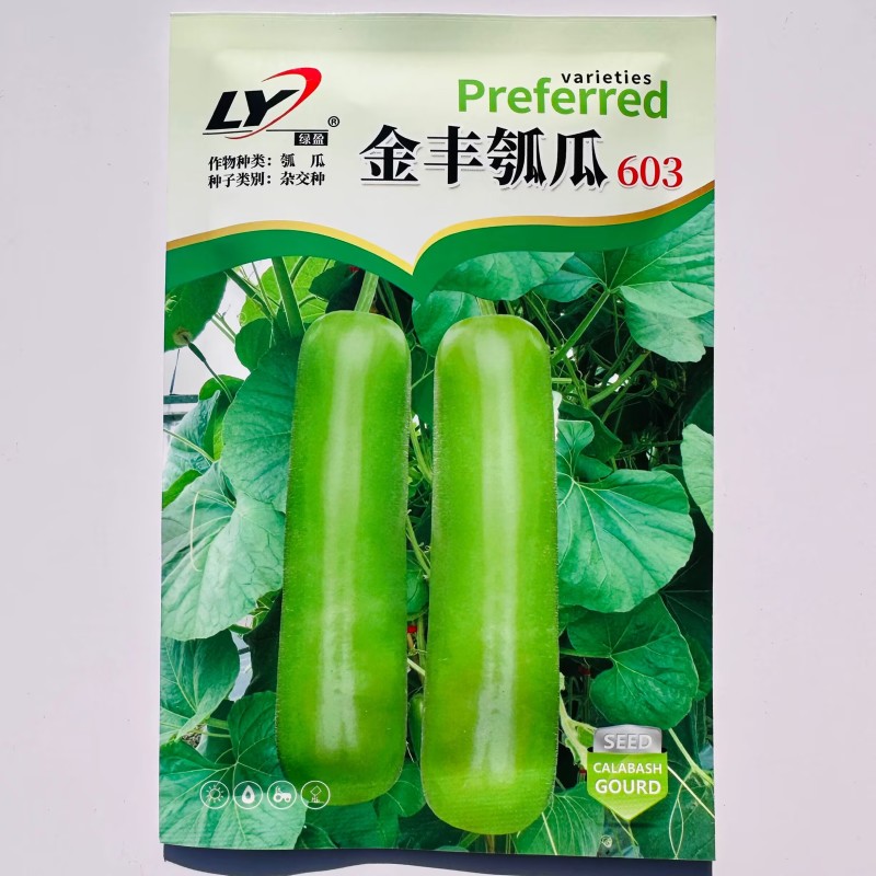 金丰瓠瓜种子早熟中短棒粗细均匀一致坐果性强耐低温