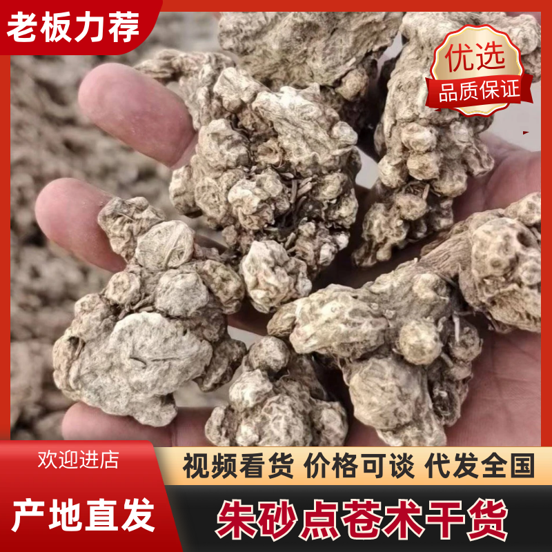 大量供应东北地区朱砂点苍术干货货源稳定量大价优欢迎致电