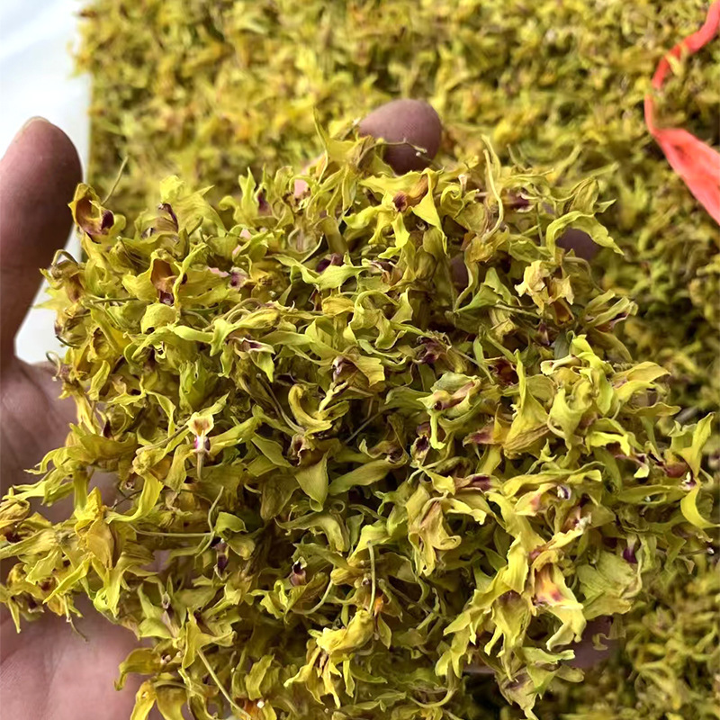 原产石斛干花非野生花茶铁皮石斛花批发今年新货烤干当