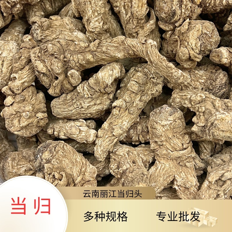 正宗云南丽江当归头500g散装现货批发可切片量大价优当归
