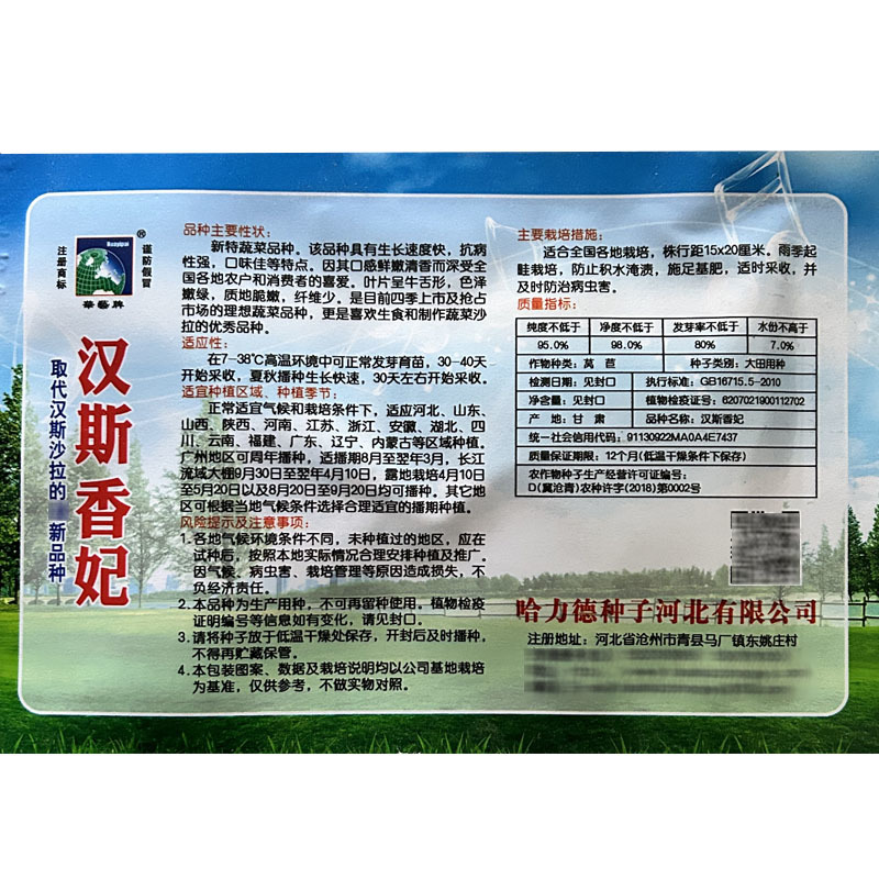 汉斯沙拉菜种子10g凉拌沙拉生菜孔雀菜四季阳台菜园盆栽