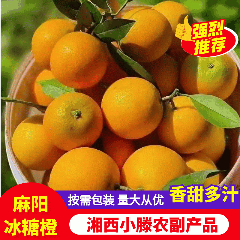 【现货速发】麻阳冰糖橙爆甜多汁规格多样量大从优电联