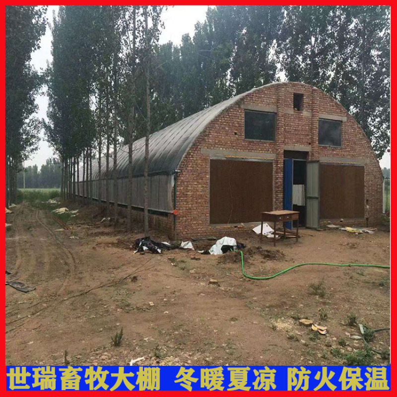 养猪大棚施工猪舍大棚材料安装育肥猪养殖大棚厂家