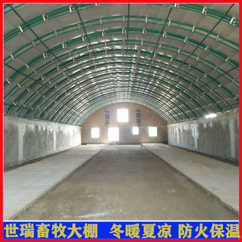 兔棚建设肉兔保温大棚搭建养兔大棚施工设计